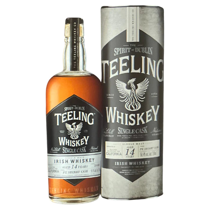 Teeling PX Sherry Cask Single Cask Single Malt Irish Whiskey California Exclusive