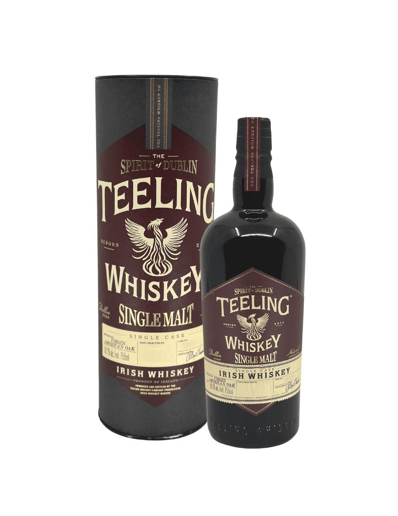 Teeling Virgin American Oak Single Cask Single Malt Irish Whiskey California Exclusive