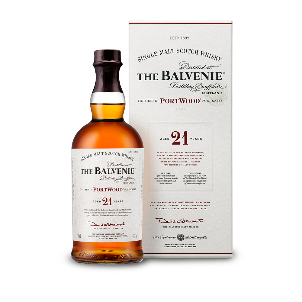 The Balvenie PortWood 21 Year Old Single Malt Scotch Whisky Speyside