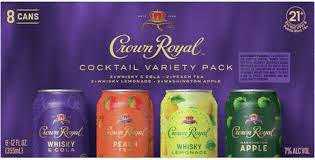 Crown Royal Cocktail Variety Pack 8-pack (8 x 12 fl oz)
