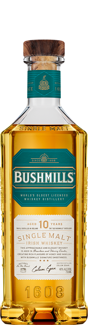 Bushmills 10 Year Old Single Malt Irish Whisky
