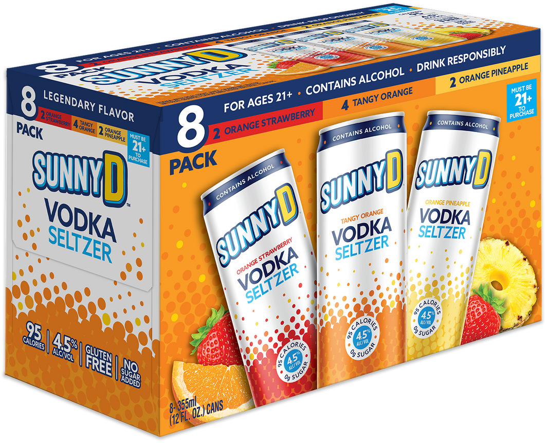 Sunny D Vodka Seltzer Variety Pack