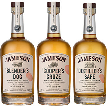 Jameson Whiskey Makers Series Set - Distiller’s Safe - Cooper’s Croze - Blender’s Dog