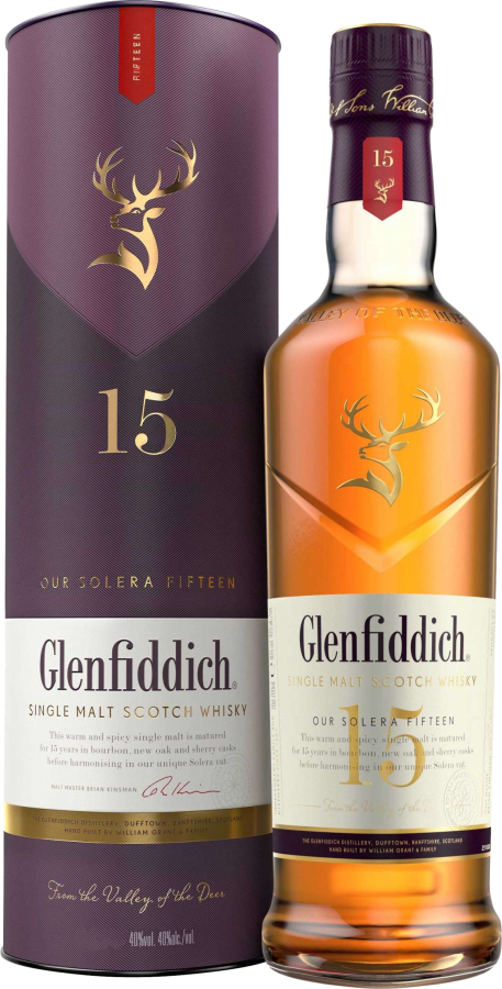 Glenfiddich Our Solera 15 Year Old Single Malt Scotch Whisky