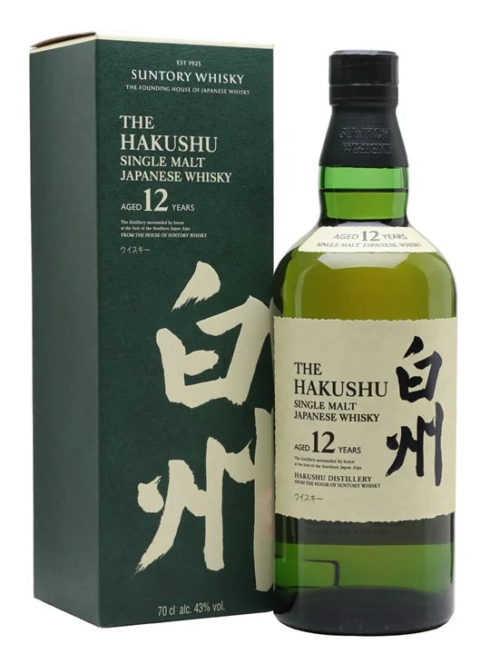 Hakushu 12 Year Japanese Single Malt Whisky [Limit 6]