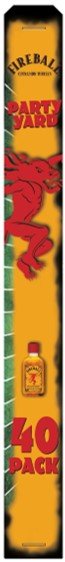 Fireball Cinnamon Whisky Party Yard Pack 50ml 40 Pack