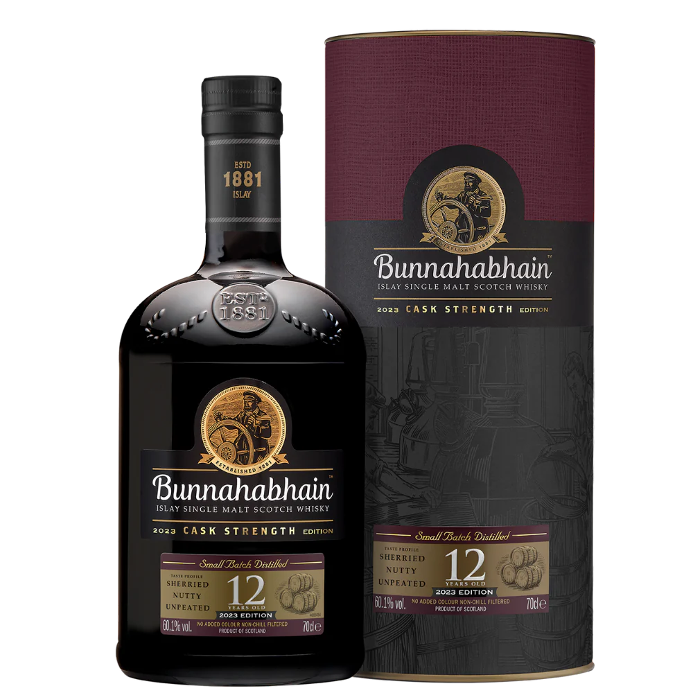 Bunnahabhain 12 Year Old Cask Strength Single Malt Scotch Whisky