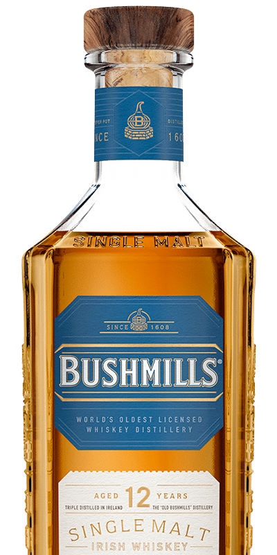 Bushmills 12 Year Old Single Malt Irish Whisky