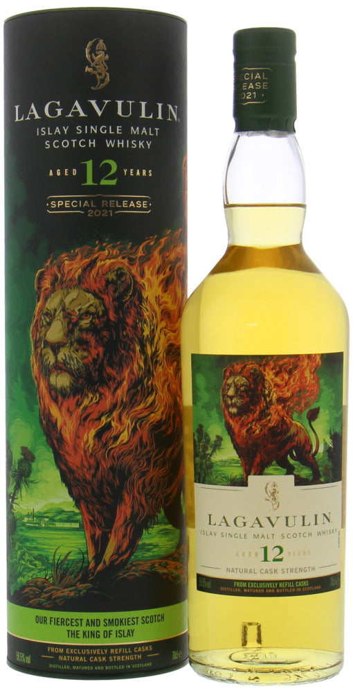 Lagavulin Natural Cask Strength 12 Year Old Islay Single Malt Scotch Whisky
