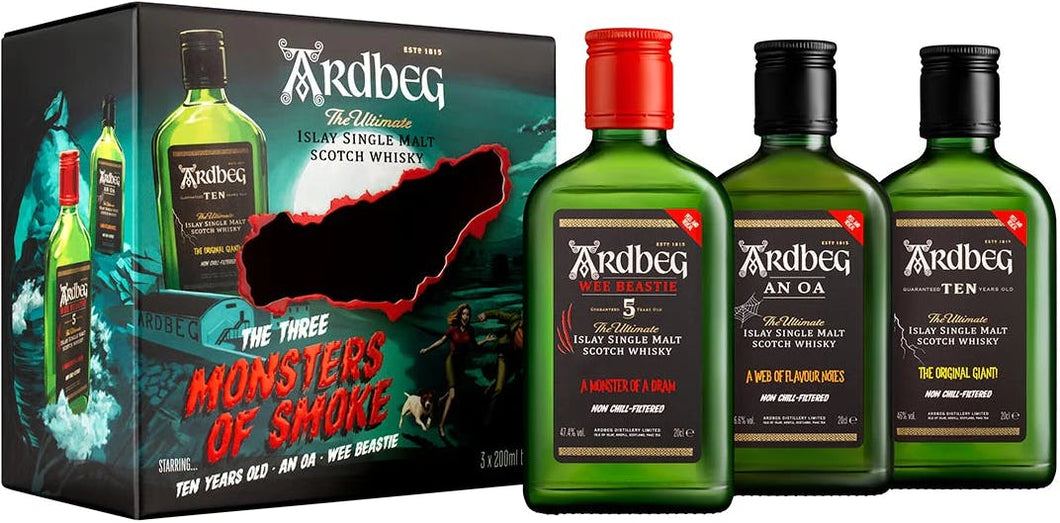 Ardbeg The Three Monsters of Smoke Single Malt Scotch Whisky Islay