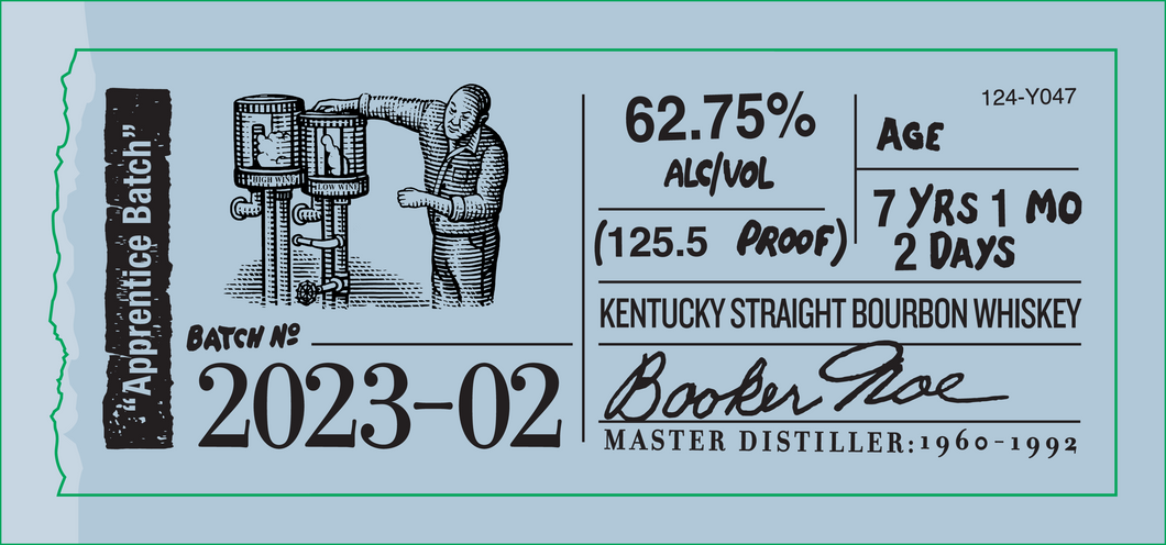 Booker's Batch 2023-02 'Apprentice Batch' Kentucky Straight Bourbon Whiskey