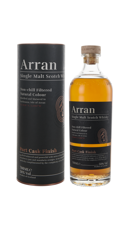 The Arran Malt Distillery Port Cask Finish Single Cask Single Malt Scotch Whisky Isle of Arran