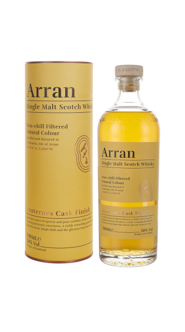 The Arran Malt Distillery Sauternes Cask Finish Single Malt Scotch Whisky Isle of Arran