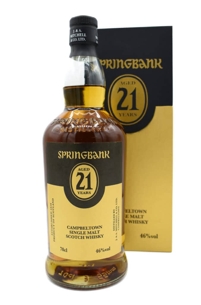 Springbank 21 Year Old Single Malt Scotch Whisky Campbeltown [Limit 1]