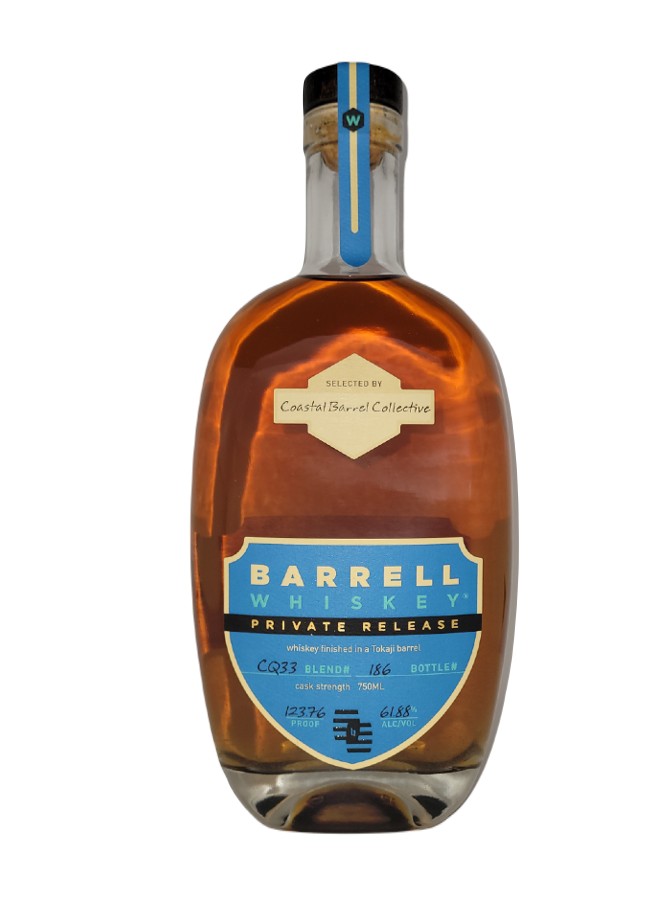 Barrell Cask Private Release Whiskey Tokaji Barrel Finish #CQ33