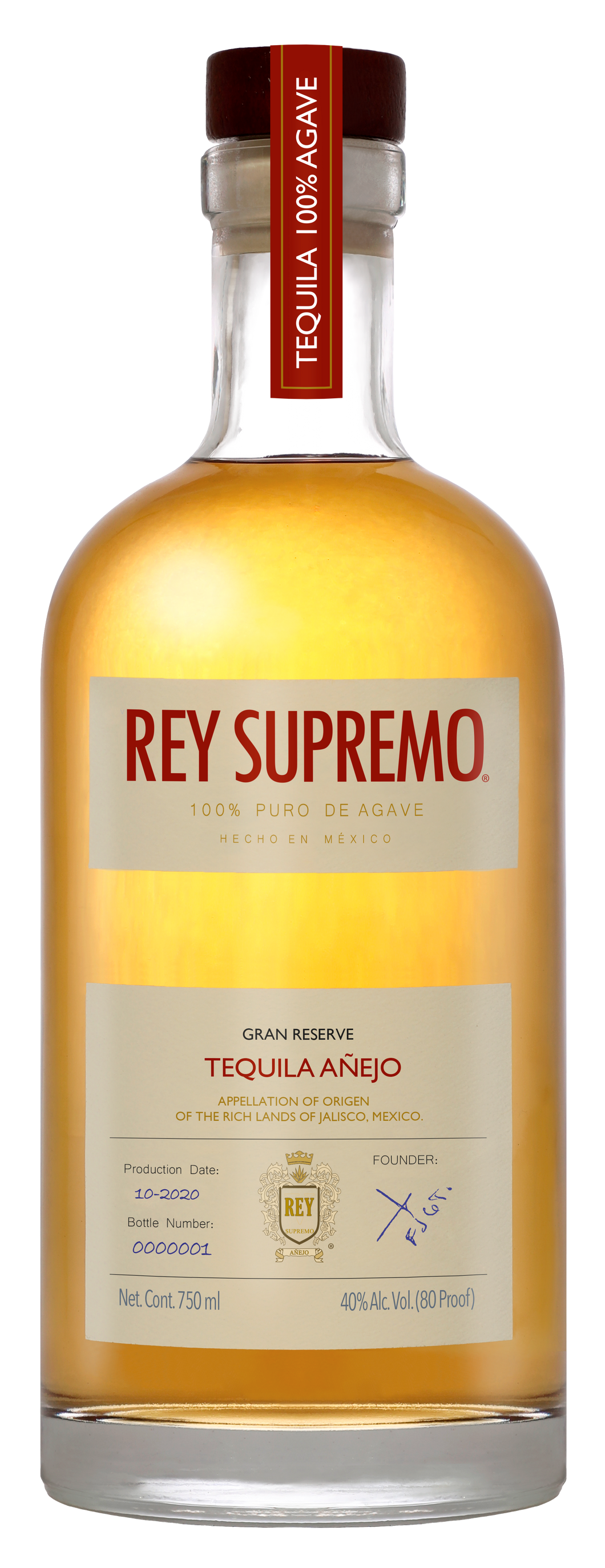 Rey Supremo Gran Reserve Tequila Anejo