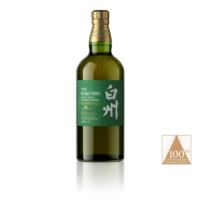 The Hakushu 100th Anniversary Edition 18 Year Old Peated Single Malt Whisky Japan [Limit 1]