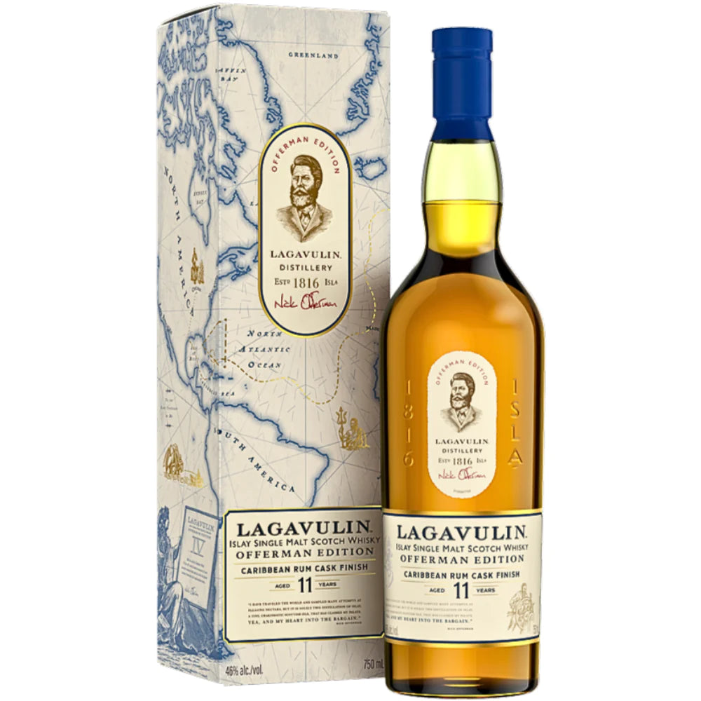 Lagavulin Offerman Edition Carribean Rum Cask Finish 11 Year Old Single Malt Scotch Whisky