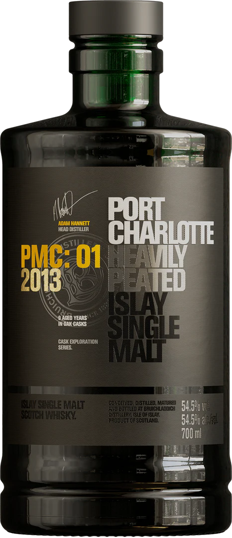 Bruichladdich Port Charlotte Cask Exploration Series PMC 01 Heavily Peated 9 Year Old Single Malt Scotch Whisky