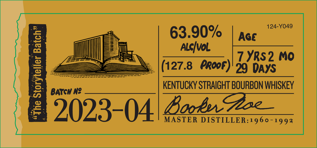 Booker's Batch 2023-04 'Storyteller Batch' Kentucky Straight Bourbon Whiskey