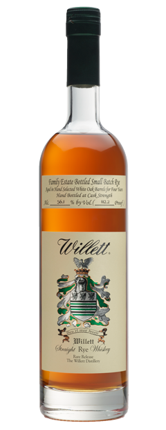 Willett Family Estate Bottled Single-Barrel 4 Year Old Straight Rye Whiskey Kentucky