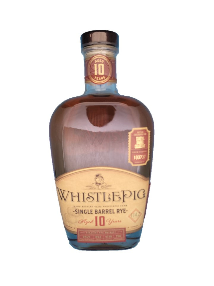 WhistlePig Farm Private Select 10 Year Old Straight Rye Whiskey