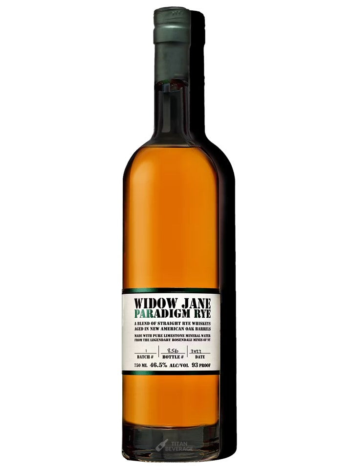 Widow Jane 'Paradigm Rye' Straight Rye Whiskey