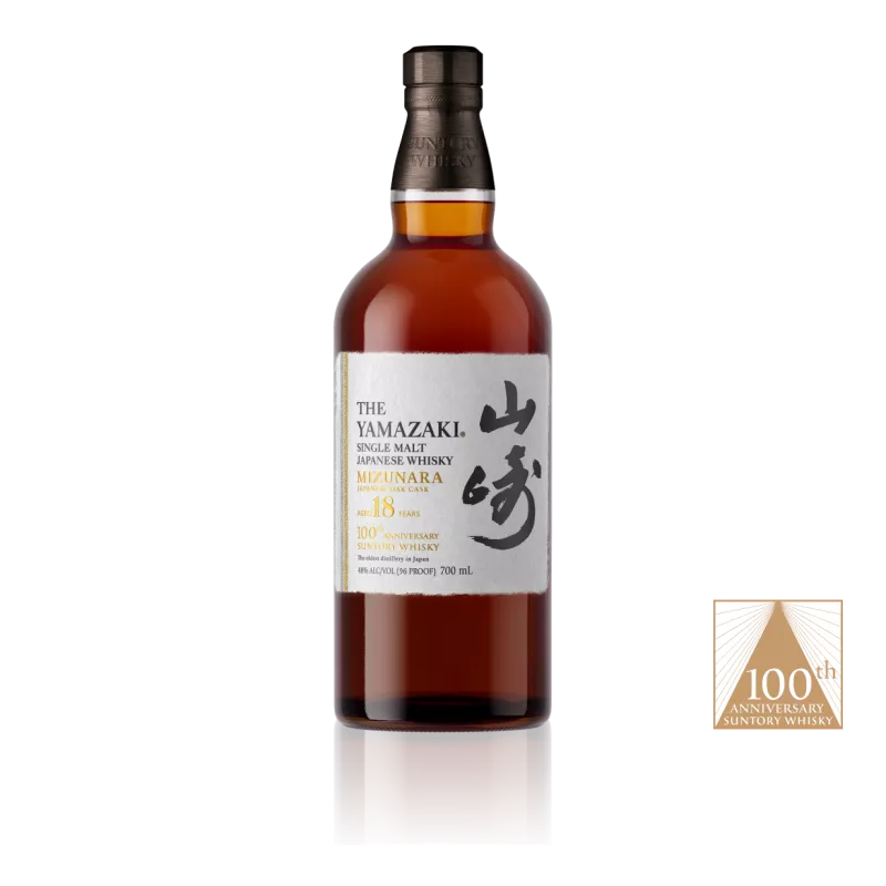The Yamazaki Mizunara Japanese Oak Cask 100th Anniversary 18 Year Old Single Malt Whisky Japan [Limit 1]
