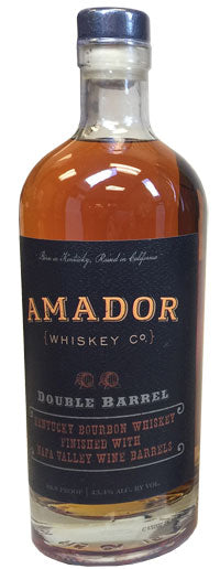 Amador Whiskey Co. 'Double Barrel' Chardonnay Cask Finish Kentucky Bourbon Whiskey