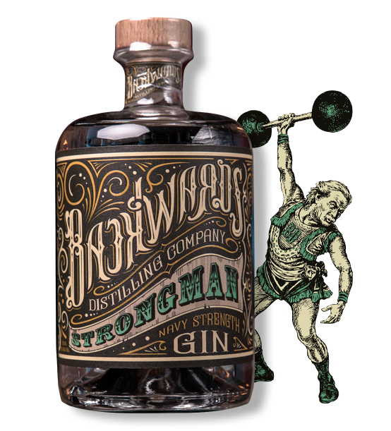 Backwards Strongman Navy Strength Gin