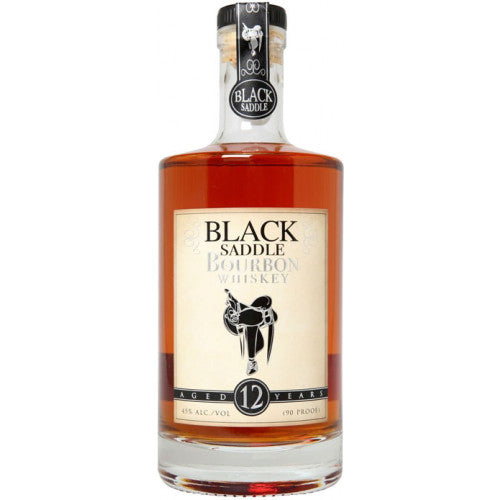 Black Saddle 12 Year Old Bourbon Whiskey