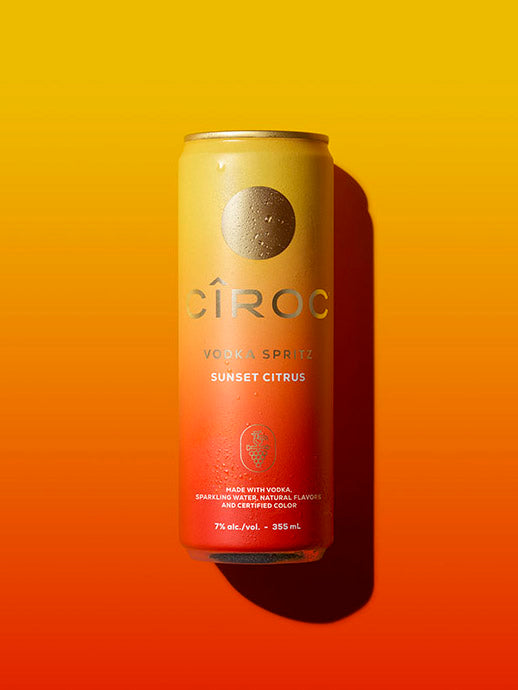 Ciroc Vodka Spritz Sunset Citrus Cocktail
