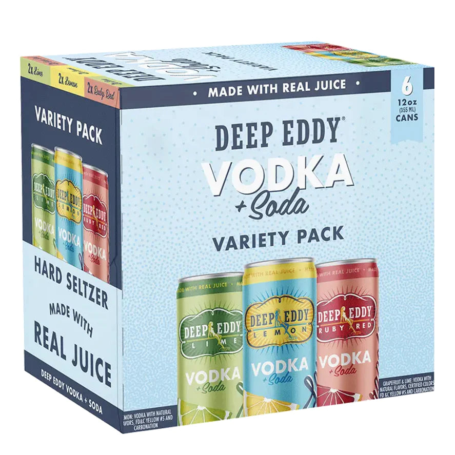 Deep Eddy Vodka Soda Variety Pack