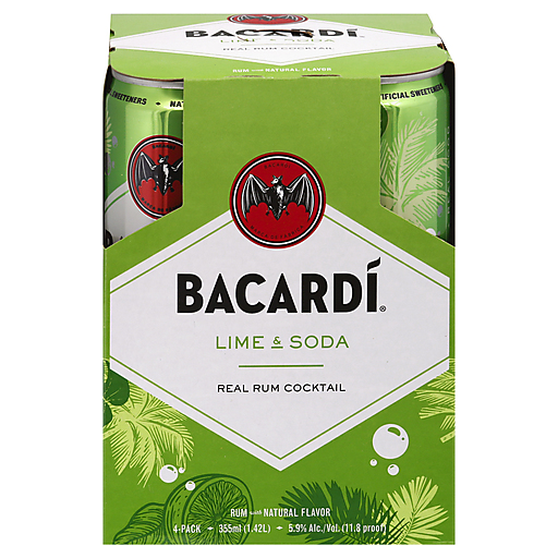 Bacardi Lime & Soda Cocktail