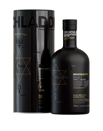 Bruichladdich Black Art 11.1 Edition 24 Year Old Unpeated Single Malt Scotch Whisky