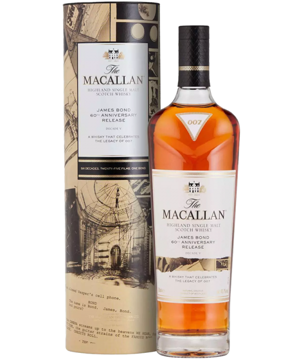 The Macallan James Bond 60th Anniversary Decade V Single Malt Scotch Whisky