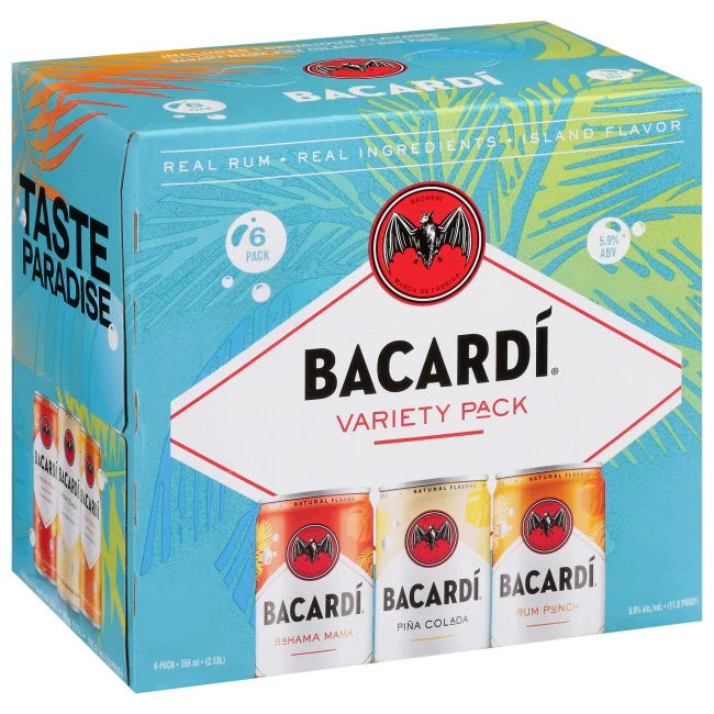 Bacardi Variety Cocktail 6pk