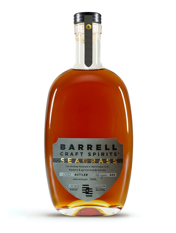 Barrell Seagrass Gray Label 16 Year Old Limited Edition Rye Whiskey
