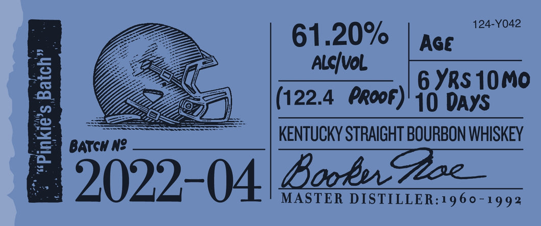 Booker's Batch 2022-04 'Pinkie's Batch' Kentucky Straight Bourbon Whiskey