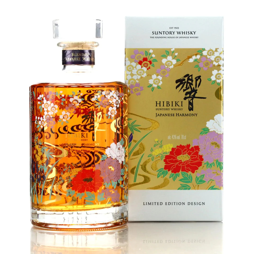 Hibiki 'Japanese Harmony' Ryusui Hyakka Limited Edition Design Blended Whisky