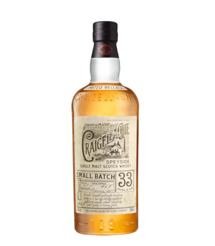 Craigellachie Limited Release Small Batch 33 Year Old Single Malt Scotch Whisky