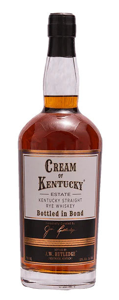 J.W. Rutledge Cream of Kentucky Straight Rye Whiskey Bottled in Bond